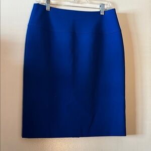 Boss Vibrant Blue Pencil Skirt